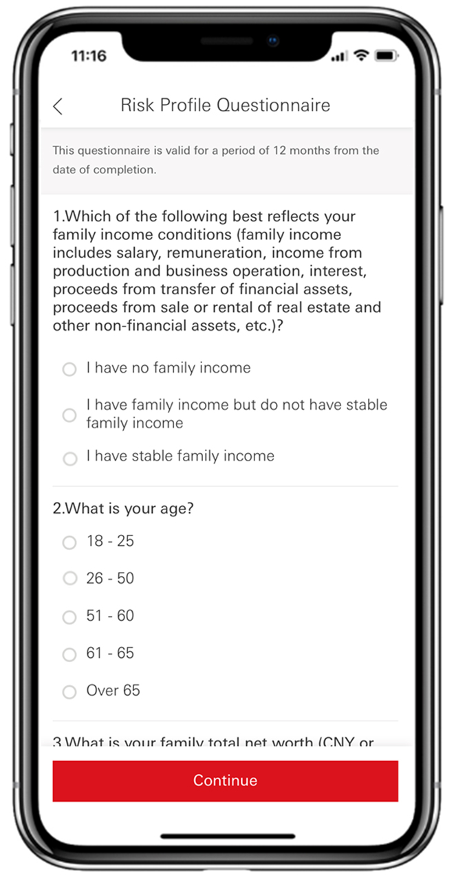 risk profile questionnaire